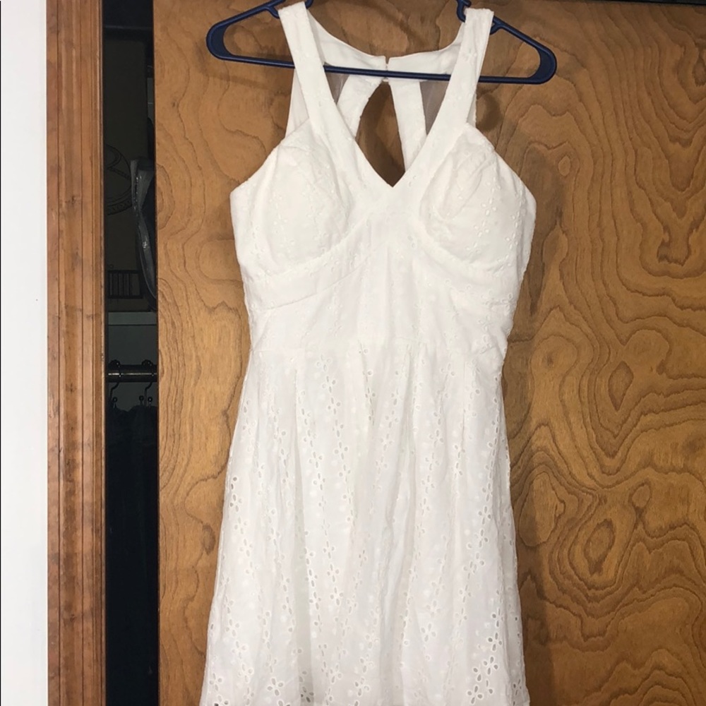 white dress